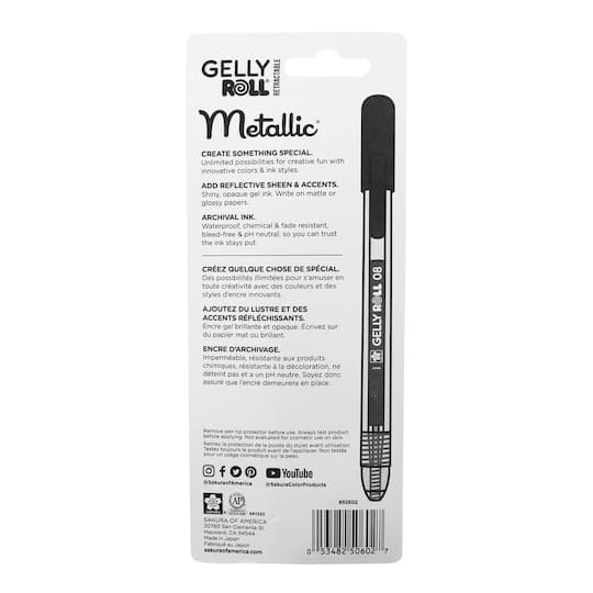 Gelly Roll® Metallic® Medium Retractable Pen Set